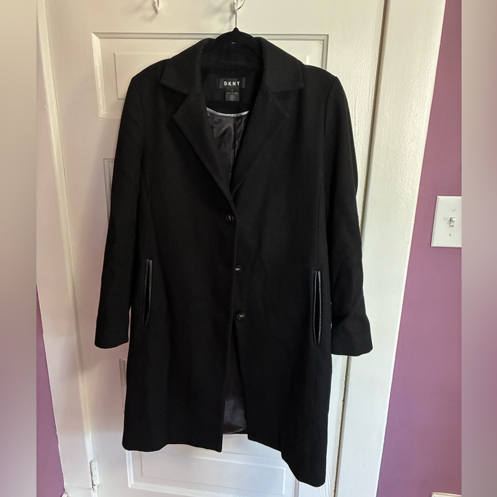DKNY car coat